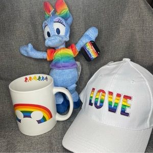 Disney Pride Collection Daisy Duck Hat Mug Gift Bundle